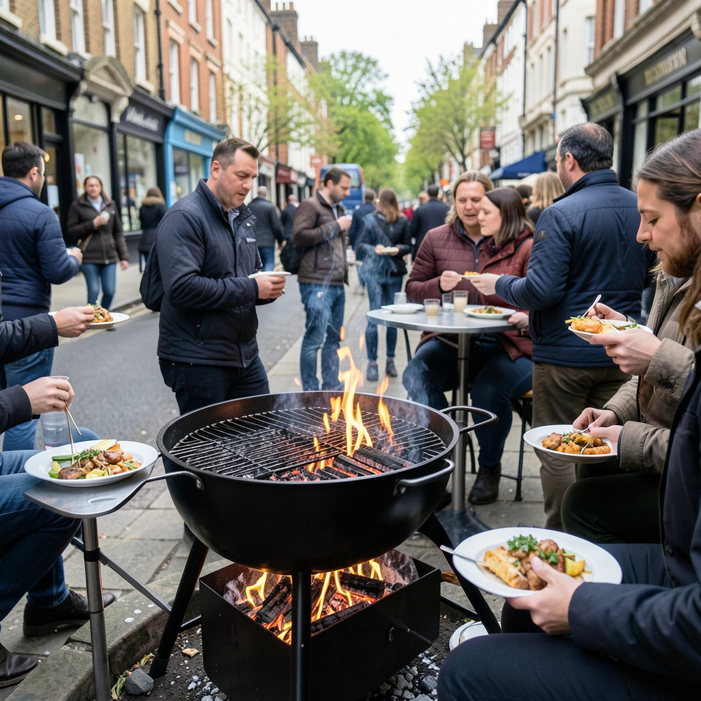 London Stands Alone Choosing Charcoal Grills Over Gas